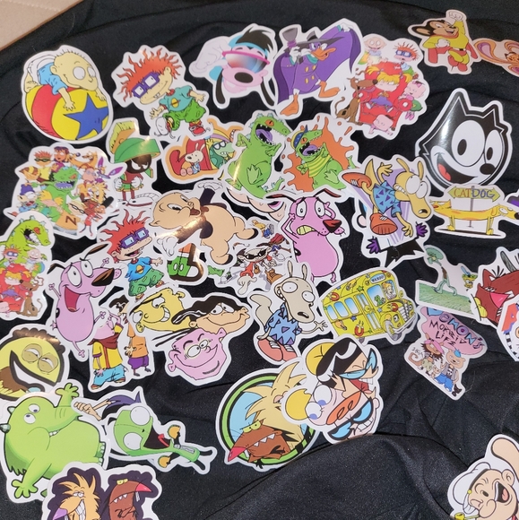 Over 45 Nickelodeon 90s Cartoon Stickers - Picture 3 of 10